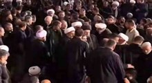 حضور تعدادی از سران مملکت در حرم رضوی