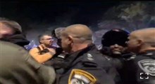 برخورد وحشیانه پلیس اسرائیل به یک خبرنگار