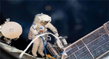 ویدیوی خروج فضانورد فرانسوی از ایستگاه فضایی