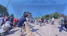 جابه‌جایی قلعه ۳۶۰ تنی با نیروی ۱۸۰۰ نفر در ژاپن