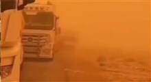 طوفان گردوخاک در استان الانبار عراق