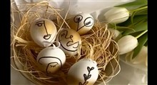زیبا کردن تخم مرغ های سفره هفت سین