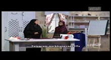 آموزش خیاطی خانم عمرانی در برنامه خانواده یک - آموزش مقنعه دراپه