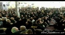 حاج جعفر ملائکه - مداحی و مرثیه خوانی به مناسبت شب عاشورا 1394 در جوار حرم مطهر رضوی