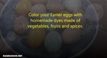 رنگ کردن طبیعی تخم مرغ های هفت سین