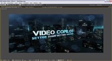 آموزش افتر افكت از شركت  video copilot  شماره 87. 3D City