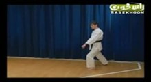 ضربه پا به جلو و مشت به هدف میانی