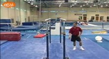 آموزش ژیمناستیک _ stutz to handstand 
