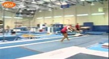آموزش ژیمناستیک _ roundoff.backhandspring double back
