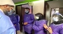 مجاهدت‌های گروه‌های جهادی در بیمارستان‌های همدان