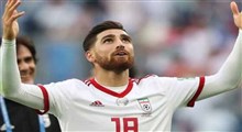 گل دوم ایران به لبنان با ضربه زیبای جهانبخش