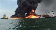 تصادف دو کشتی در بندر ونیز
