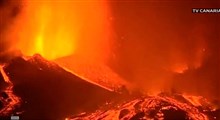 فوران وحشتناک آتشفشان در جزایر قناری