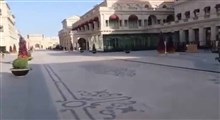 خیابانی در قطر با سیستم سرمایشی