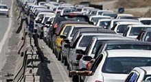 ترافیک سنگین در مسیر رفت آزادراه تهران - قم