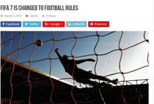 «فیفا» قوانین فوتبال را تغییر داد