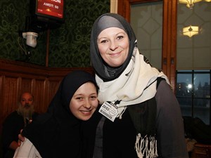 خواهر زن مسلمان تونی بلر + تصاویر