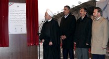 قطعه یک آزادراه تهران - شمال با حضور رییس‌جمهور افتتاح شد
