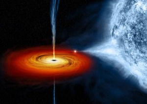 تصویری نادر؛ بلعیدن ستاره توسط یک سیاه‌چاله
