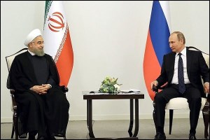 رایزنی رؤسای جمهور ایران و روسیه درباره مهمترین مسایل دوجانبه و منطقه‌ای
