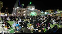 گزارش تصویری مراسم احیای شب ۲۱ ماه مبارک رمضان در امام‌زاده صالح(علیه السلام)