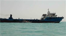 کشتی حامل سوخت قاچاق در آب‌های ابوموسی توسط نیروی دریایی سپاه توقیف شد