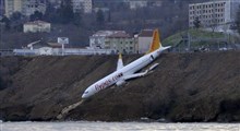 خروج یک هواپیما مسافربری از باند فرودگاه در استانبول ترکیه/ یک نفر کشته و 157 نفر زخمی شدند