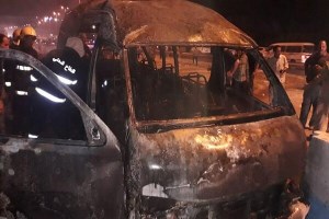 ۱۲ شهید و ۵ زخمی بر اثر انفجار یک خودرو حامل مسافر در استان کربلا