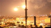 حمله راکتی به محوطه مجاور سفارت آمریکا در منطقه سبز عراق + فیلم
