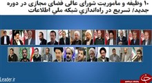 رهبر معظم انقلاب اسلامی در حکمی اعضای جدید شورای عالی فضای مجازی را منصوب کردند