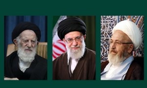 دیدار رهبر انقلاب اسلامی با آیات عظام شبیری زنجانی و سبحانی در قم