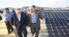بزرگترین نیروگاه خورشیدی کشور افتتاح شد