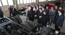 خط تولید خودروی تجاری سنگین «چاپار» افتتاح شد