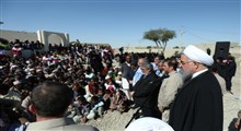 رئیس جمهور در مناطق سیل زده: در کنار مردم استان سیستان و بلوچستان هستیم