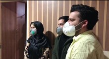 وزیر بهداشت به دیدار دانشجویان در قرنطینه رفت/ همه دانشجویان در سلامت کامل هسند