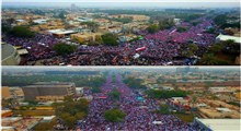 تظاهرات میلیونی مردم عراق در اعتراض به حضور نظامیان اشغالگر آمریکایی