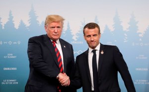 گفت‌وگوی تلفنی ترامپ و رئیس جمهور فرانسه درباره ایران