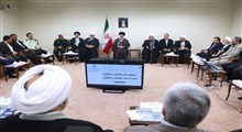 گزارش تصویری دیدار اعضای شورای‌ عالی فضای مجازی با مقام معظم رهبری