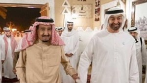 دیدار ولیعهد ابوظبی با پادشاه عربستان در غیاب محمد‌بن‌سلمان