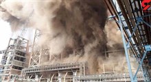 مهار آتش سوزی در نیروگاه شهید مدحج زرگان اهواز