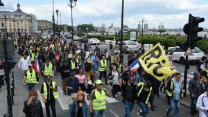 بیست‌وهشتمین هفته تظاهرات جلیقه‌زردها علیه دولت ماکرون یک روز قبل از انتخابات اتحادیه اروپا
