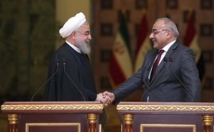 نخست‌وزیر عراق به همراه یک هیئت بلندپایه سیاسی، اقتصادی و نظامی وارد تهران شد