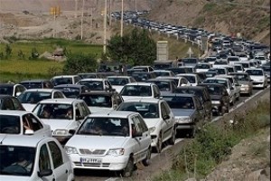ترافیک سنگین در هراز، فیروزکوه و کرج -چالوس