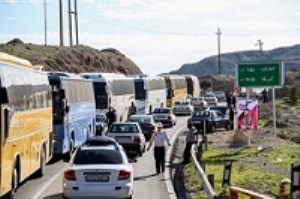 ترافیک سنگین در جاده‌های منتهی به ایلام، چذابه و شلمچه
