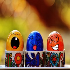 طراحی تخم مرغ به شکل های مختلف