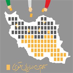 پوستر ویژه انتخابات | سهم من در ایران قوی