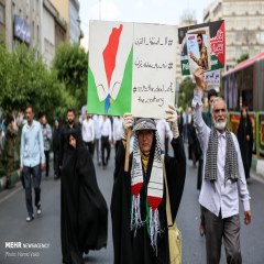 حضور حماسی ملت ایران در روز قدس