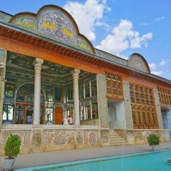 چشم اندازی از باغ نارنجستان قوام در شیراز