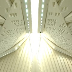 نمایی از سقف ساختمان جدید مجلس