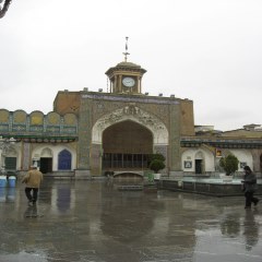بخشی از بنای مرقد مطهر حضرت عبدالعظیم علیه السلام